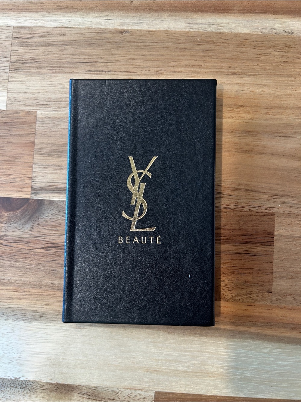Yves Saint Laurent Black & Gold Logo Notebook